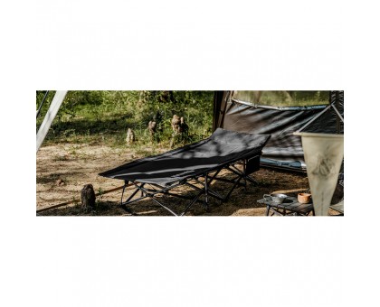 Ліжко складане Naturehike CNK2300WS010 чорне: міцний Oxford для комфорту Ліжко складане Naturehike CNK2300WS010 чорне: міцний Oxford для комфорту