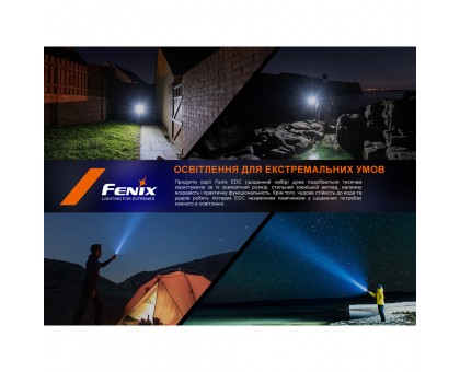 Яскравий ручний ліхтар Fenix E35R блакитний – лімітована серія