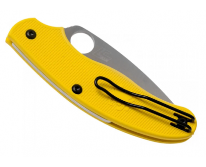 Ніж Spyderco Salt UK Penknife, LC200N, полусеррейтор ц:yellow