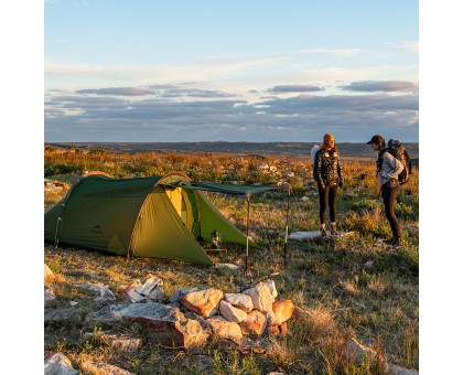 Намет-тонель двомісний Naturehike Cloud tunnel 2 NH20ZP006, 20D, темно-зелений