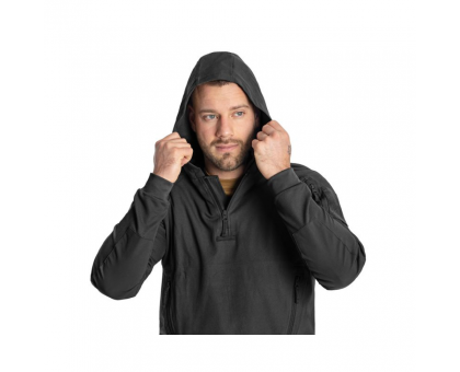 Кофта тактична Helikon-Tex RANGE HOODIE - TopCool, чорна | Купити в Україні