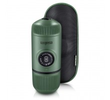 Портативна еспресо-кавоварка Wacaco Nanopresso зелена з чохлом