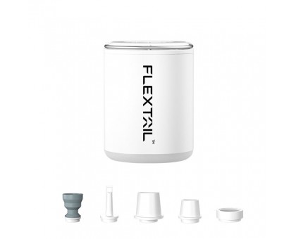 Насос-ліхтар Flextail Tiny Pump 2X (білий): Кемпінговий міні-насос Насос-ліхтар Flextail Tiny Pump 2X (білий): Кемпінговий міні-насос