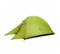 Намет надлегкий одномісний з футпринтом Naturehike Cloud Up 1 Updated NH18T010-T, 210T, зелений