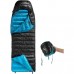 Naturehike CW400 NH18C400-D: Пуховий спальник L, чорно-блакитний