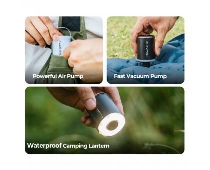 Насос-ліхтар Flextail Tiny Pump 2X (білий): Кемпінговий міні-насос Насос-ліхтар Flextail Tiny Pump 2X (білий): Кемпінговий міні-насос