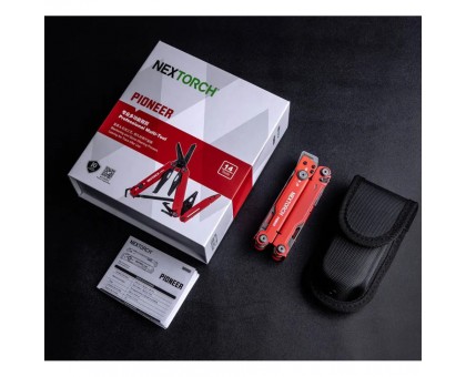 Мультитул Nextorch Pioneer MT20 червоний – універсальний та надійний