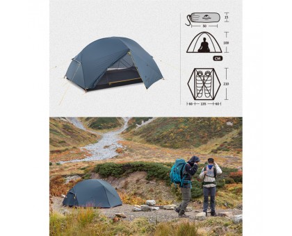 Naturehike Mongar UL: Ультралегкий двомісний намет для походу