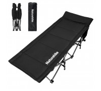 Ліжко складане Naturehike CNK2300WS010, Поліестер Oxford / залізо, чорний