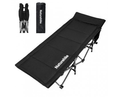 Ліжко складане Naturehike CNK2300WS010 чорне: міцний Oxford для комфорту Ліжко складане Naturehike CNK2300WS010 чорне: міцний Oxford для комфорту