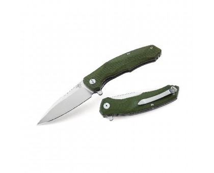 Нiж складний Bestech Knife WARWOLF Army green BG04B