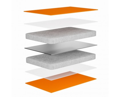 Flextail Zero Seat R02: надувна сидушка 70мм помаранчева