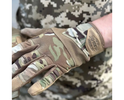 Тактичні рукавички Helikon-Tex Range: PenCott WildWood/Coyote A - купити в Україні