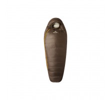Спальник з натуральним пухом Naturehike Snowbird CNK2550WS014, p-р L, темно-коричневий 400 г