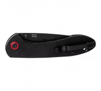 Ніж CJRB Feldspar Black Blade, AR-RPM9 Steel, ц:black