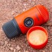 Портативна еспресо-кавоварка Wacaco Nanopresso червона з чохлом