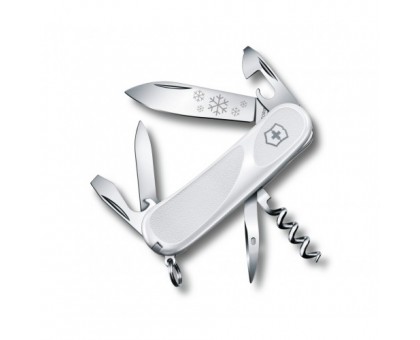 Ніж Victorinox EvoGrip 10 White Christmas 2.3803.C77