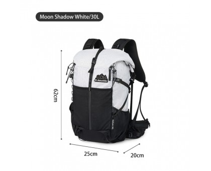 Легкий рюкзак Naturehike Helium 30+5 л білий – ідеальний для туризму