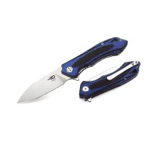 Нiж складний Bestech Knife BELUGA Black+ Blue BG11G-2