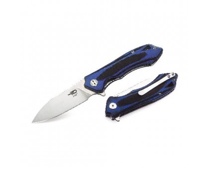 Нiж складний Bestech Knife BELUGA Black+ Blue BG11G-2