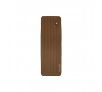 Матрац надувний одинарний Naturehike CNK2450WS035, 95 мм, із вбудованою помпою, коричневий