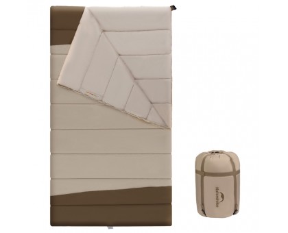 Спальний мішок двомісний Naturehike CNK2300019 коричневий
