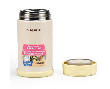 Харчовий термоконтейнер ZOJIRUSHI SW-FCE75YP 0.75 л колір: бежевий