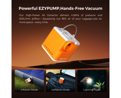 Flextail EZY PACK+PUMP SET: Вакуумний набір 2 пакети + насос