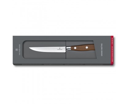 Кухонний ніж Victorinox Grand Maitre Wood Steak 12см з дерев. ручкою (GB)