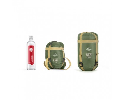 Naturehike LW180 Mini XL: Спальний мішок темно-зелений, лівий Naturehike LW180 Mini XL: Спальний мішок темно-зелений, лівий