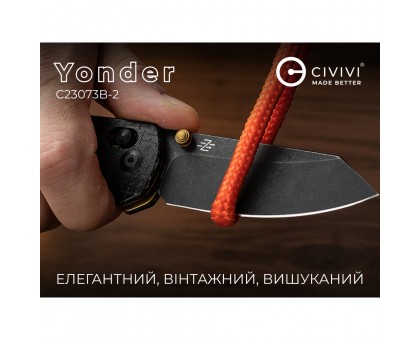 Civivi Yonder C23073B-2: Складаний ніж для EDC від Civivi | Купити в Україні