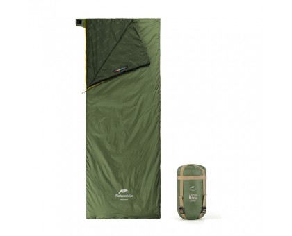 Naturehike LW180 Mini XL: Спальний мішок темно-зелений, лівий Naturehike LW180 Mini XL: Спальний мішок темно-зелений, лівий