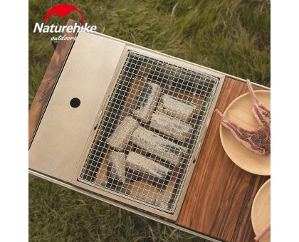 Гриль портативний Naturehike Picnic BBQ Grill NH20CJ006, р-р L, сталь