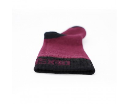 Шкарпетки водонепроникні дитячі Dexshell Ultra Thin Children Sock,  бордовий/чорний