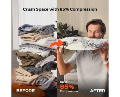 Flextail EZY PACK+PUMP SET: Вакуумний набір 2 пакети + насос