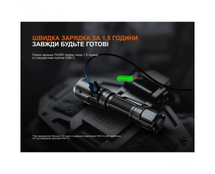 Купити Ліхтар Fenix TK25R: потужний ручний ліхтар для полювання та туризму