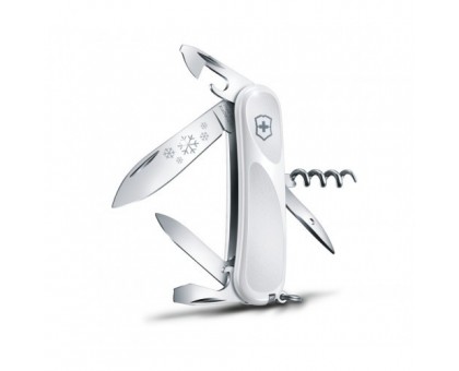 Ніж Victorinox EvoGrip 10 White Christmas 2.3803.C77