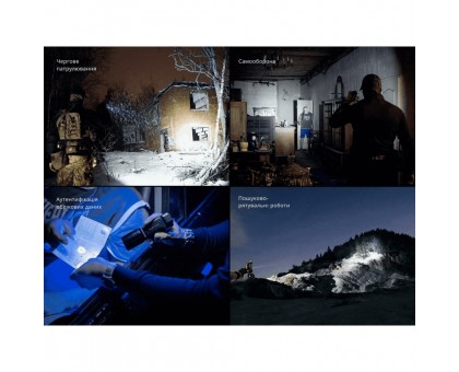 Ліхтар тактичний Fenix TK35R з УФ світлом