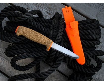 Ніж Morakniv Floating Serrated Knife, нержавіюча сталь, пробкова ручка, 13131