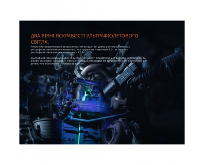 Ліхтар тактичний Fenix TK35R з УФ світлом