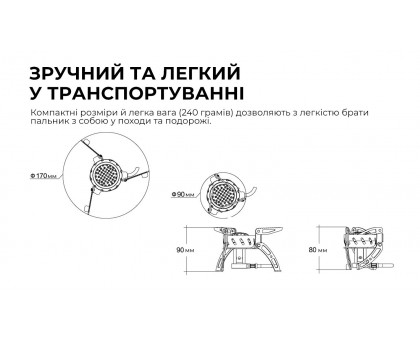 Газовий пальник BRS-107