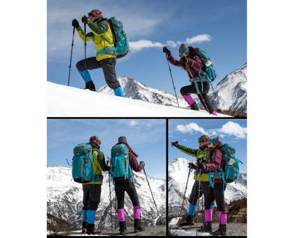 Надійна Трекінгова палиця Naturehike NH17D017-D, 56-120 см, сіра