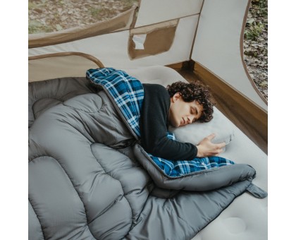 Спальний мішок Naturehike Clear Sky з капюшоном, сірий Спальний мішок Naturehike Clear Sky з капюшоном, сірий