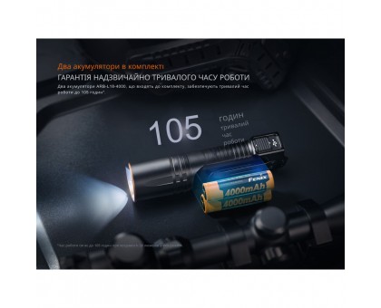 Ліхтар тактичний Fenix TK35R з УФ світлом