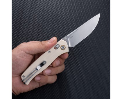 Ніж складаний SRM Medal 255L-GT2 білий: якість та стиль від SRM