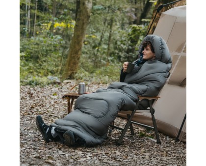 Спальний мішок Naturehike Clear Sky з капюшоном, сірий Спальний мішок Naturehike Clear Sky з капюшоном, сірий