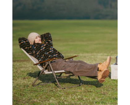 Naturehike Складане крісло з регульованим нахилом: вуглецева сталь