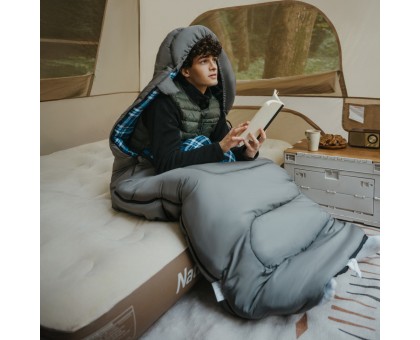 Спальний мішок Naturehike Clear Sky з капюшоном, сірий Спальний мішок Naturehike Clear Sky з капюшоном, сірий