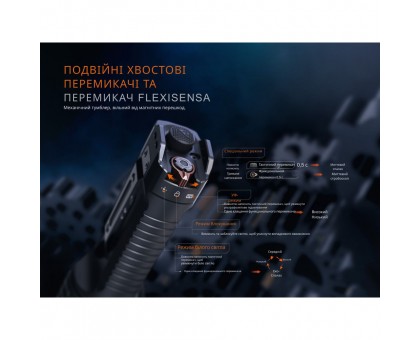 Ліхтар тактичний Fenix TK35R з УФ світлом