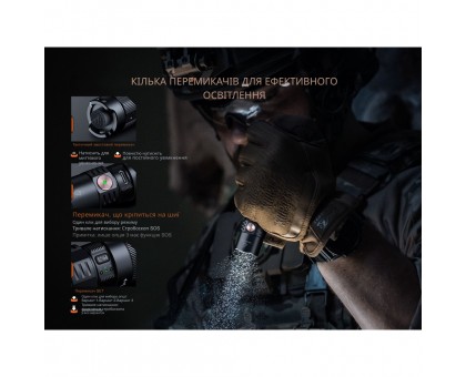 Fenix PD35R ACE: Потужний тактичний ручний ліхтар Fenix